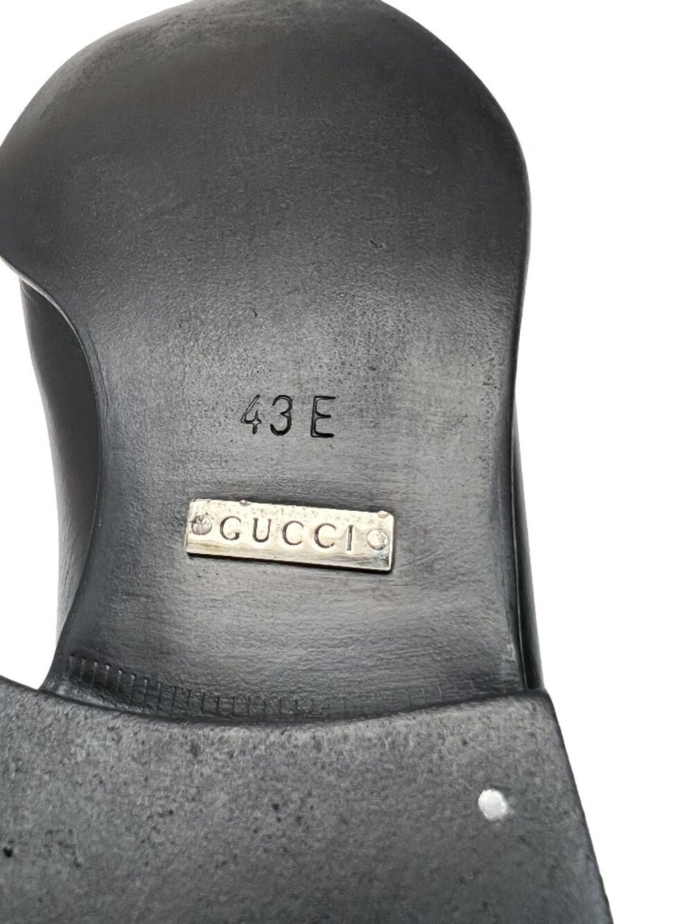 $1090 Gucci Mens Horsebit 1953 Dress Shoes Silver Bit Loafers US 9.5 / UK 9 / 43 - Picture 9 of 11